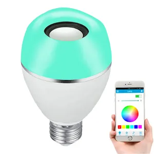 E27 RGB LED Bulb Lamp LED Lamp With APP & IR Remote Control Light Bulb Indoor Home Decor Smart Lighting Lamp