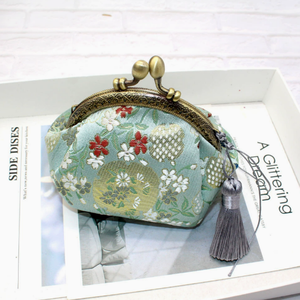 Monedero de Mujer Vintage de Brocado de Alta Gama Hecho a Mano (no para Teléfonos Móviles), Monedero Portátil - Product Image 3