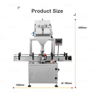Machine d'emballage de remplissage de pesage linéaire automatique de haricots de maïs à double échelle de particules de grain - Product Image 3