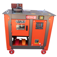 Machine à cintrer semi-automatique CNC pour barres/tiges en acier inoxydable avec engrenage, pour cintrage circulaire en spirale de barres de 4 à 22 mm