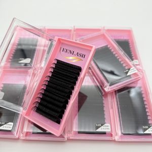 Handmade 003 005 007 Espessura CC Curl Matte Dark <span class=keywords><strong>Black</strong></span> Silk Volume Cílios Extensões Premium Private Label Cashmere Lashes - Product Image 6