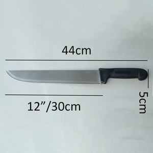 Chuyên Nghiệp 12-Inch Dao Thịt Hollow Xay Cạnh Nhà Bếp Chế Biến Thịt Giết Mổ Làm Bằng Thép Gỗ Lớp Phủ Nhựa - Product Image 4