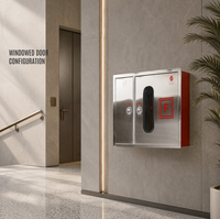 Pabrik Penjualan Berbagai Macam Digunakan Stainless Steel 304 Fire Hose Reel Kabinet Kabinet Kabinet Selang Api 201 Stainless Steel