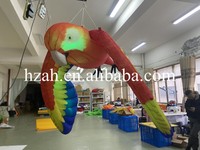 Ballon d'oiseau d'éclairage Ballon animal gonflable de perroquet pour la décoration accrochante