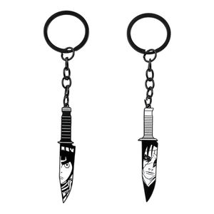 कस्टम एनीमे तलवार ब्लेड आकार कीचेन जस्ता मिश्र धातु मार्शल आर्ट ब्रांडेड माल निंजा प्रशंसक कुंजी आकर्षण कॉमिक सम्मेलन उपहार - Product Image 3