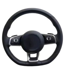 สำหรับ Volkswagen GTI MK7.5 Jetta <span class=keywords><strong>Passat</strong></span> Golf Scirocco POLO Touareg พวงมาลัยหนังเต็มรูปแบบเก่าดัดแปลงใหม่7 VW - Product Image 2