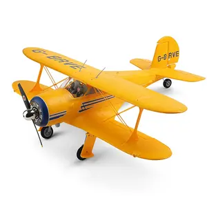 Wltoys A300 Faia D17S 3D 6G EPP Espuma Luzes Led 2.4G RTF Gyro Biplane Rádio Controle RC Avião Com Brushless Motor Flying Toy