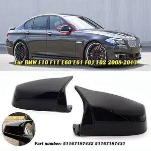 BMW <b>Mirror</b> Covers Glossy Black E60 F01 F10 Direct Fit Protection Decoration - Product Image 5