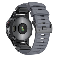 Nouveau modèle de bracelet en caoutchouc fluoré de 22 mm et 26 mm avec boucle à ardillon, design de luxe, pour montres connectées sportives Garmin Fenix 5, 6X, 7X et autres générations