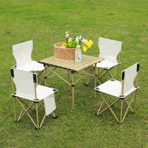 Ensemble <span class=keywords><strong>de</strong></span> <span class=keywords><strong>table</strong></span> et chaise pliantes Hitree, couleur personnalisée, pour extérieur, léger, portable, pour le <span class=keywords><strong>camping</strong></span>, le jardin - Product Image 3