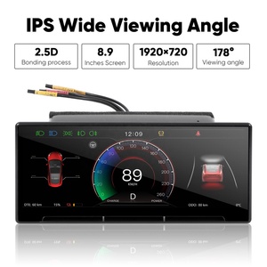 Écran tactile de tableau de bord F9 <span class=keywords><strong>Pro</strong></span> de 9 pouces avec Carplay et Android Auto pour Model 3/Y/Model 3 Highland/Juniper - Product Image 4