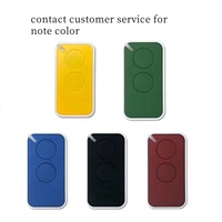 Venta caliente INTI Control remoto de 2 botones 433 MHz RF Puerta de garaje Teclado de silicona remoto para uso doméstico de grúa-Negro/Azul Rojo/Verde/Blanco