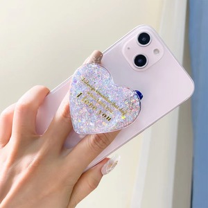 New Arrival rõ ràng Bling tim điện thoại chủ phổ biến popping Ổ cắm điện thoại long lanh <span class=keywords><strong>Epoxy</strong></span> Thư Điện thoại chủ - Product Image 4