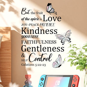 Simple <span class=keywords><strong>proverbe</strong></span> étranger Slogan inspirant autocollant mural Studio porche chambre décoration papier peint autocollant mural auto-adhésif - Product Image 6