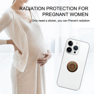 Parche de Silicona con Protección Contra la Radiación Estilo Indonesia, Escudo de Iones Negativos, Pegatinas de Protección Electromagnética para Teléfonos Celulares - Product Image 1