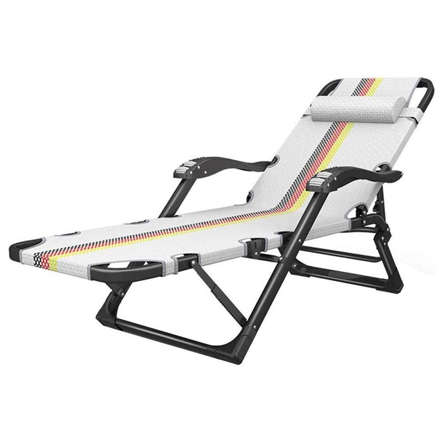 Zero Gravity Folding Camping Bed Outdoor Portable Metal Camping Chair for Hotel Bedroom Use