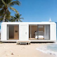 XULV Maison préfabriquée de luxe moderne en acier et verre, cabine capsule spatiale pratique, hébergement mobile écologique, hôtels préfabriqués pour le tourisme