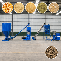Ligne de production de granulés d'aliments pour animaux, usine de fabrication d'aliments pour animaux, machines de fabrication de granulés, fabricant chinois