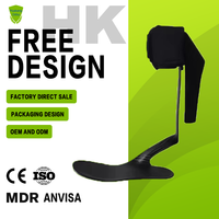 Orthèse cheville-pied AFO en fibre de carbone pour le pied tombant, l'AVC, l'hémiplégie, la paralysie du nerf peroneal – Attelle légère pour pied tombant ISO13485