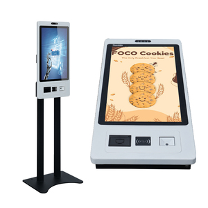 Kiosque commercial en libre-service pour la commande de repas en zone de restauration avec scanner 2D - Product Image 1