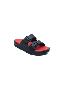 Sandali Unisex in EVA con Doppio Cinturino, Comodi, Estivi, Casual, Punta Aperta, Tinta Unita, Slip-On, Suola in EVA - Product Image 1