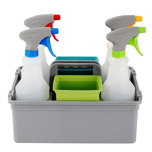 Boîte à outils en plastique multi-transport <span class=keywords><strong>Plateau</strong></span> de rangement Tote Car Wash Hand Tool Basket for Car Cleaning Tools - Product Image 4