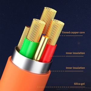 2026 Silicone 3 in 1 Data <b>Cable</b> Silicone Multiple Custom USB Zinc Alloy Soft Mobile <b>Charger</b> <b>Cable</b> for Sale - Product Image 5