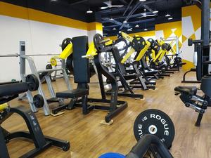 Presse à épaules à charge libre professionnelle 148 kg, presse supérieure assise robuste avec bras indépendants pour salle de sport - Product Image 6