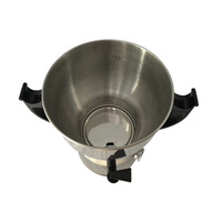 Samovar électrique en acier inoxydable de 3L en forme de trophée, à simple paroi, pour thé russe, turc et du Moyen-Orient, usage domestique