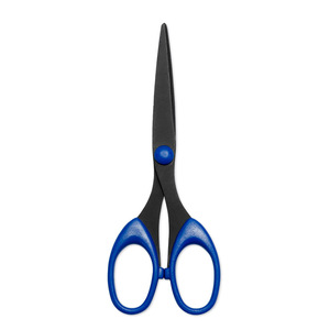 Yangjiang Office Scissors Blue Stainless Steel Straight Head Home Use Paper Cutting Scissors Bulk Specification - Product Image 4