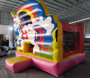 Casa Inflable de 4*4.5M con Temática de Animales de Película, Arcoíris, <span class=keywords><strong>Pony</strong></span>, Unicornio, Caballo de Dibujos Animados, Ideal para Fiestas de Cumpleaños Infantiles - Product Image 3