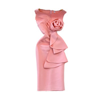 Vestidos de Boutique al por Mayor, Nueva Colección de Primavera, Vestido Ajustado para Mujer, Diseño Francés de Alta Gama, Elegante Vestido Midi Dulce de Verano para Chicas, Vestidos Formales