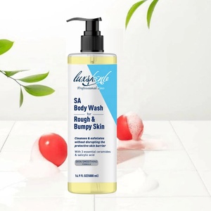 Soins de la peau pour hommes, gel nettoyant naturel pour le corps au romarin et à l'arbre à thé, taille de voyage, pour le dos et l'acné pour hommes - Product Image 2