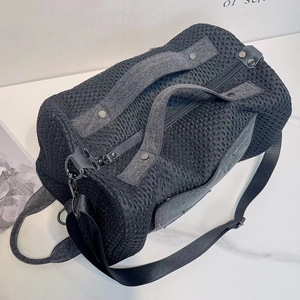 Sac de voyage multifonctionnel en nylon personnalisé en gros, sac à bandoulière unique, sac de voyage et de week-end, design pliable tendance - Product Image 3