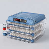 Incubateur d'œufs numérique intelligent, capacité de 64 à 400 œufs, contrôle automatique de la température et de l'humidité, taux d'éclosion de 98 %, poulet, canard, caille