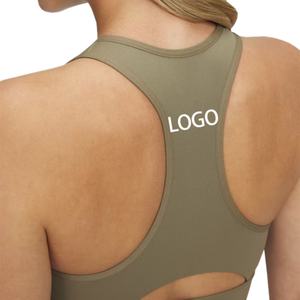 Tops Cortos Deportivos para Mujer, con Cierre Frontal y Relleno en el Pecho, Transpirables, Ropa Deportiva, Brasier Deportivo - Product Image 6