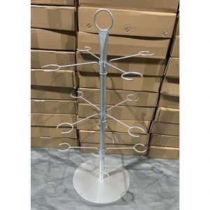 En stock, prêt à être expédié : Porte-verres à vin en métal en spirale, support suspendu pour verres à vin, support pour bar et cuisine - Product Image 2