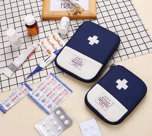 Küçük boyutlu açık taşınabilir ilk yardım acil depolama kiti ilaç çantası