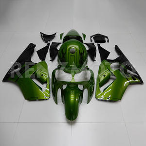 Carenados Completos para Motocicleta Kawasaki ZX12R 2000-2001, Plástico ABS Inyectado, Color Negro y Verde - Product Image 1