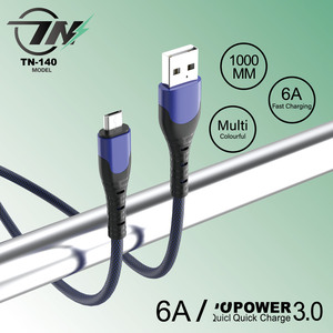 Câble <span class=keywords><strong>de</strong></span> données en métal nylon USB en cuivre pur type-c câble <span class=keywords><strong>de</strong></span> charge rapide Micro USB pour Iphone/Samsumg/xiaomi/<span class=keywords><strong>Huawei</strong></span> - Product Image 4