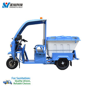 Triciclo Elettrico per Igiene Urbana da 500L |   Camion a Tre Ruote per Trasferimento Rifiuti con Cassetta degli Attrezzi |   Veicolo per la Pulizia Municipale - Product Image 3