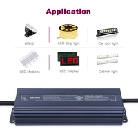 Controlador LED regulable Triac DALI UL de 25W 50W 500W 600W 12V 24V, resistente al agua, 0-10V, fuente de alimentación de 24V