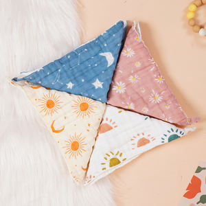 100% algodón 6 capas muselina paño de lavado infantil <span class=keywords><strong>Toalla</strong></span> de cuidado suave Baberos de <span class=keywords><strong>lactancia</strong></span> para bebés <span class=keywords><strong>toalla</strong></span> cuadrada multiusos Paquete de 5 uds - Product Image 6