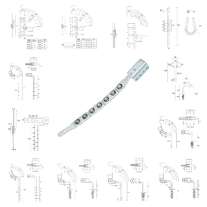 Хромированные складные петли для диванов-кроватей, регулируемые цинковые петли для диванов, многофункциональная мебельная фурнитура - Product Image 2