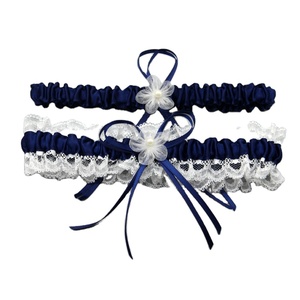 <span class=keywords><strong>Porte</strong></span>-jarretelles de mariée avec perles et ruban de fleurs sexy pour accessoires de mariage ensemble de lingerie - Product Image 6