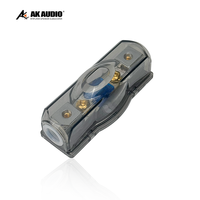 Porte-fusible ANL en ligne 4 canaux classe AB AK-F01 100A 12-36V 10Hz-30kHz pour amplificateur audio de voiture et éclairage LED négatif ATO/ATC