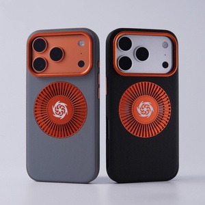 เคสโทรศัพท์หนัง PU หรูหราแบบแม่เหล็กสำหรับ iPhone 17 16 Pro Max 17 Air พร้อมรูระบายความร้อนโลหะ ป้องกันด้านหลัง - Product Image 2