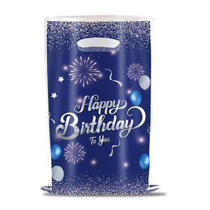 Sacchetti Regalo in Plastica per Feste di <span class=keywords><strong>Compleanno</strong></span> per Ragazze e Ragazzi, Sacchetti per Cupcake Blu e Rosa - Product Image 1