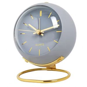 <b>Retro</b> Simple Green Desk & <b>Clock</b> Battery Powered Silent Non-Ticking Digital Display Small Size Night Light Electronic - Product Image 3