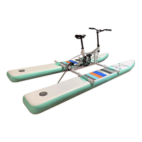 Waterbike gonflable personnalisé mer vélos d'eau simple/double personne